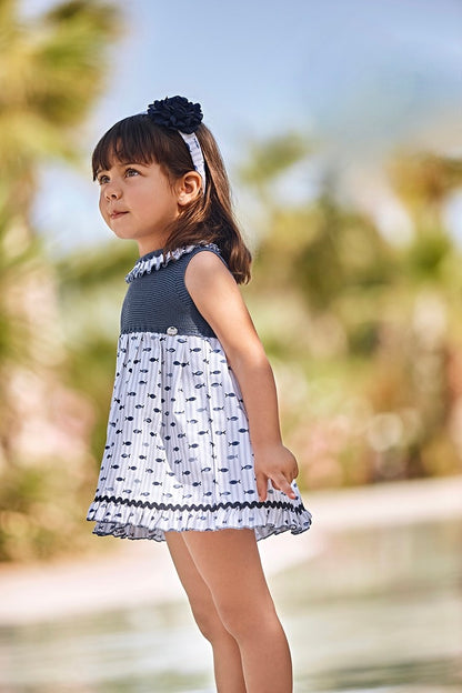 SUMMER DRESS WITH FISH PATTERN