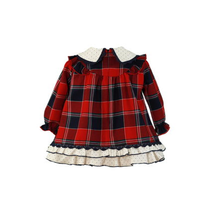 ADORABLE TARTAN BABY DRESS