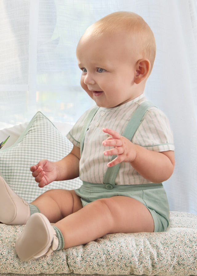 SET WITH SHIRT AND DUNGAREES