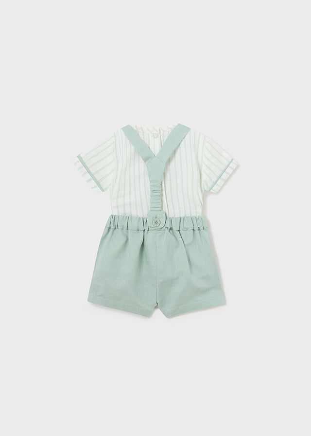 SET WITH SHIRT AND DUNGAREES