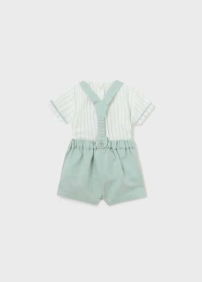 SET WITH SHIRT AND DUNGAREES