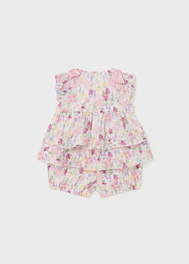 FLORAL BABY SET PINK