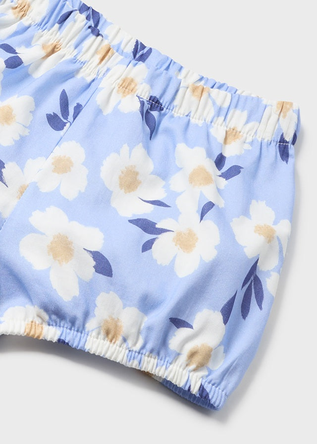 FLORAL BABY SET BLUE