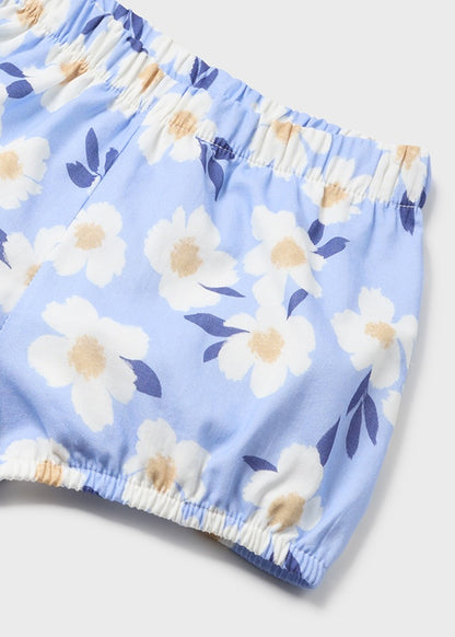 FLORAL BABY SET BLUE