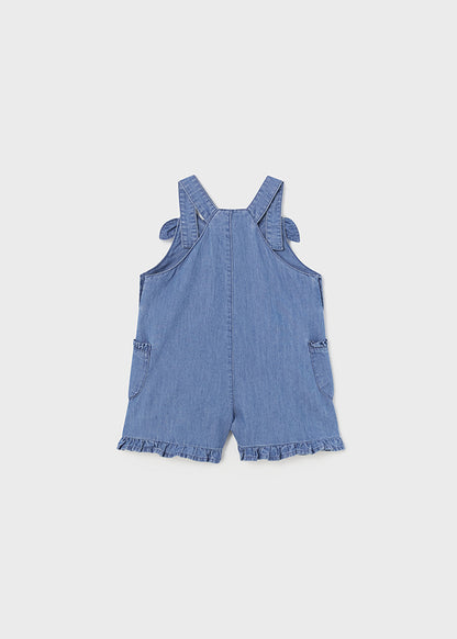 SHORT DENIM DUNGAREES