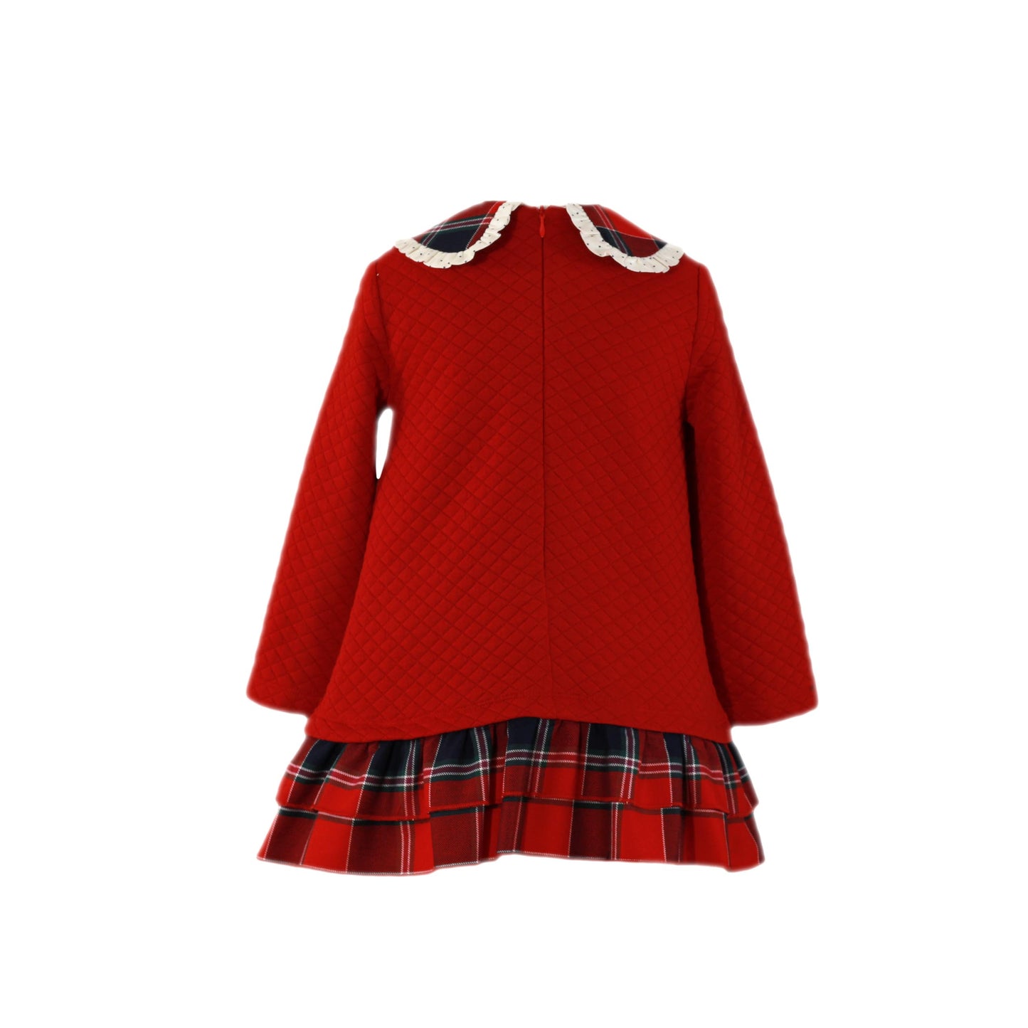 ROTES TARTAN KLEID