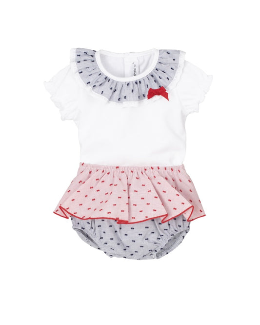 CUTE BABY SET WITH BLOOMERS