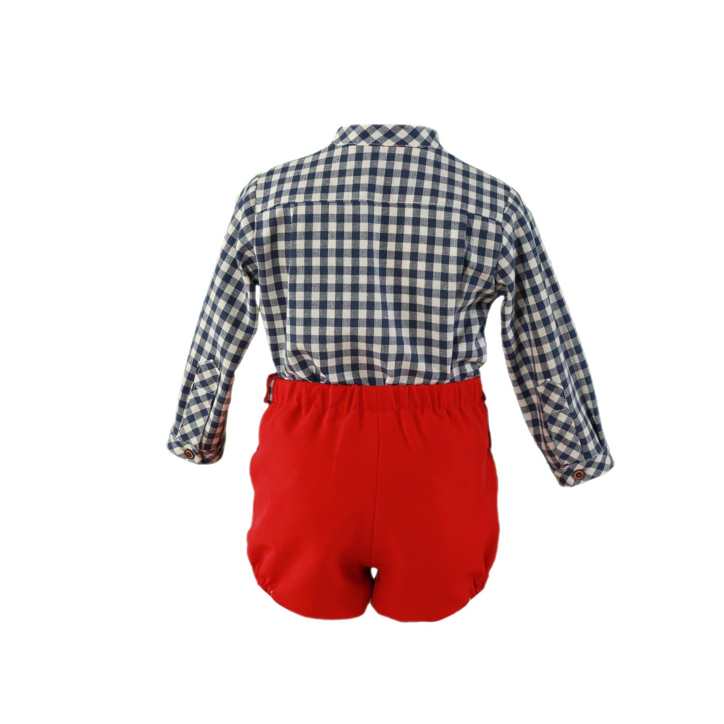 BABY SET WITH LONG SLEEVE SHIRT AND SHORTS