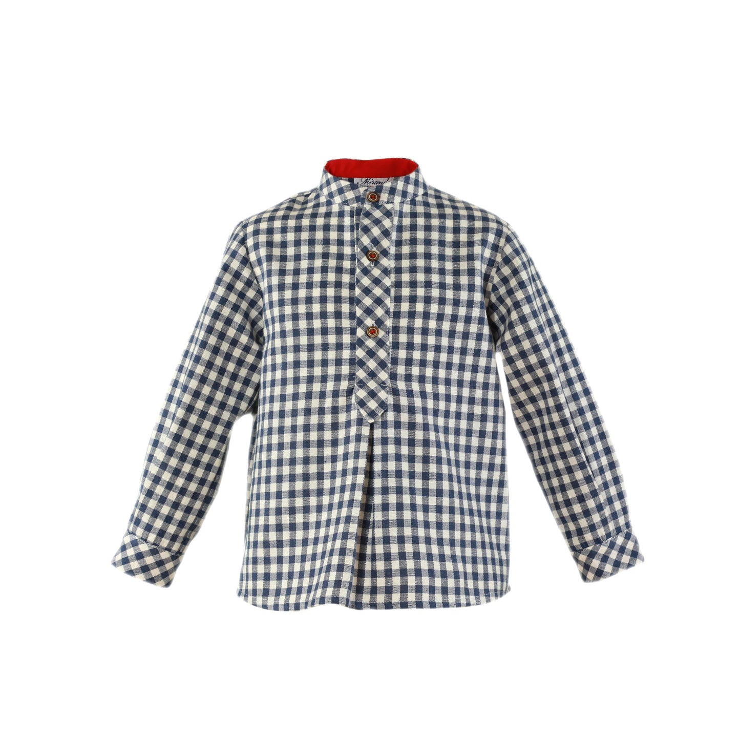 LONG SLEEVE CHECKERED BOY SHIRT