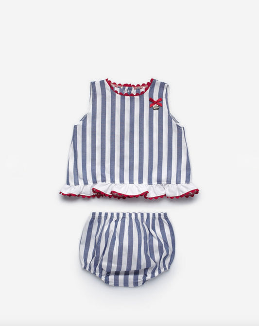 COTTON BABY SET WITH BLOOMERS