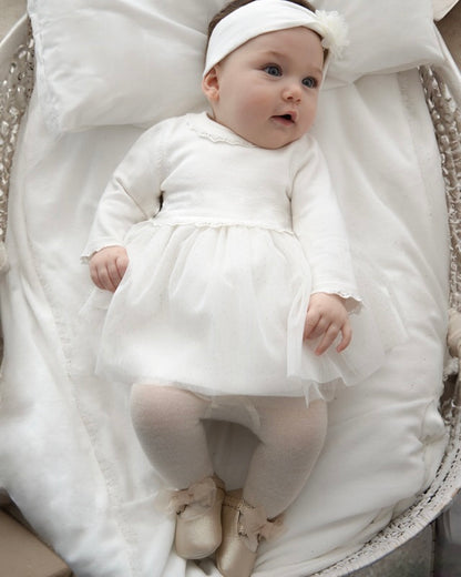 WHITE TULLE DRESS 