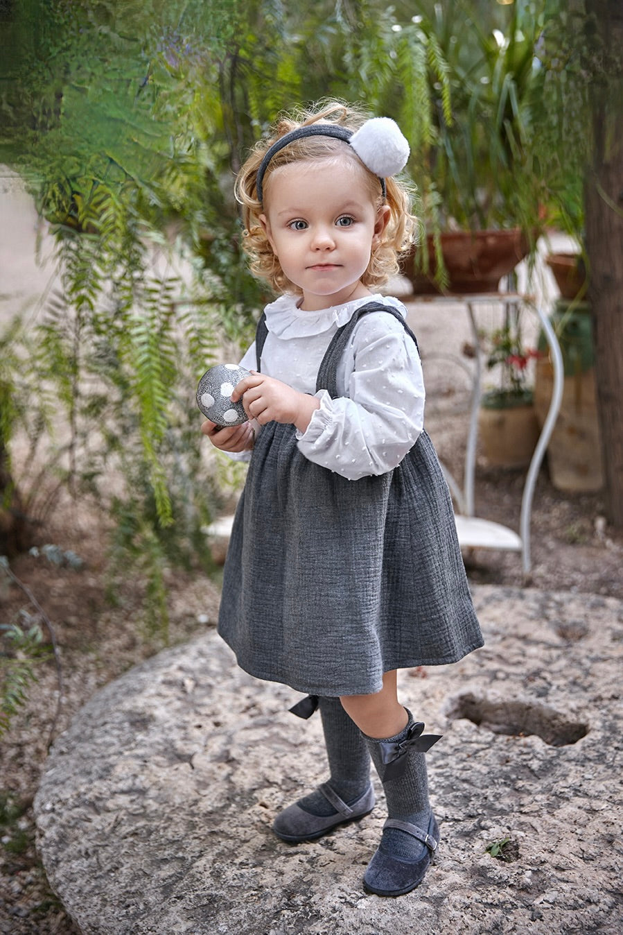 GREY DRESS WITH SHIRT