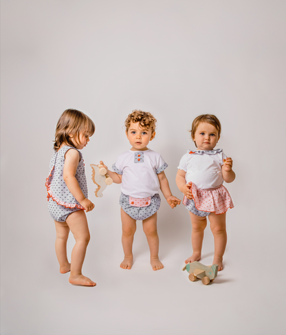 CUTE BABY SET WITH BLOOMERS