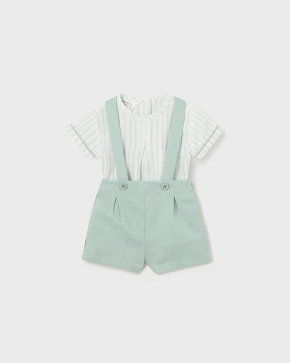 SET WITH SHIRT AND DUNGAREES