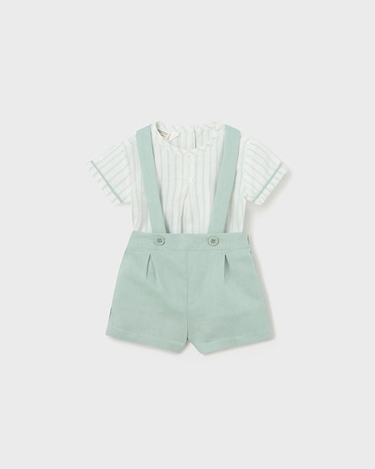 SET WITH SHIRT AND DUNGAREES