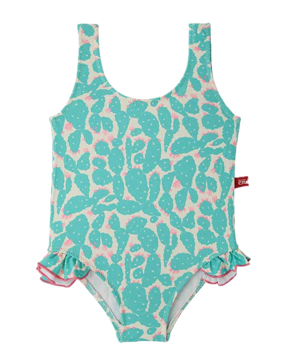 GIRL SWIMSUIT GUACAMOLE UPF 50+