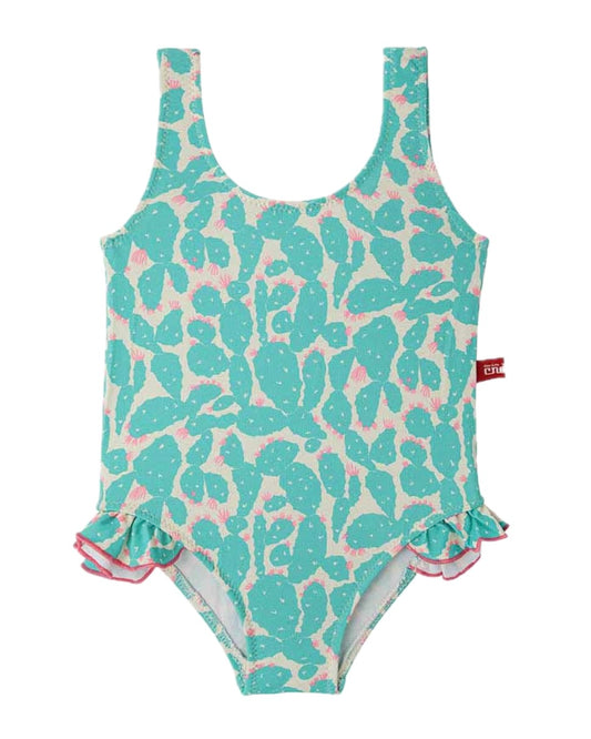 GIRL SWIMSUIT GUACAMOLE UPF 50+