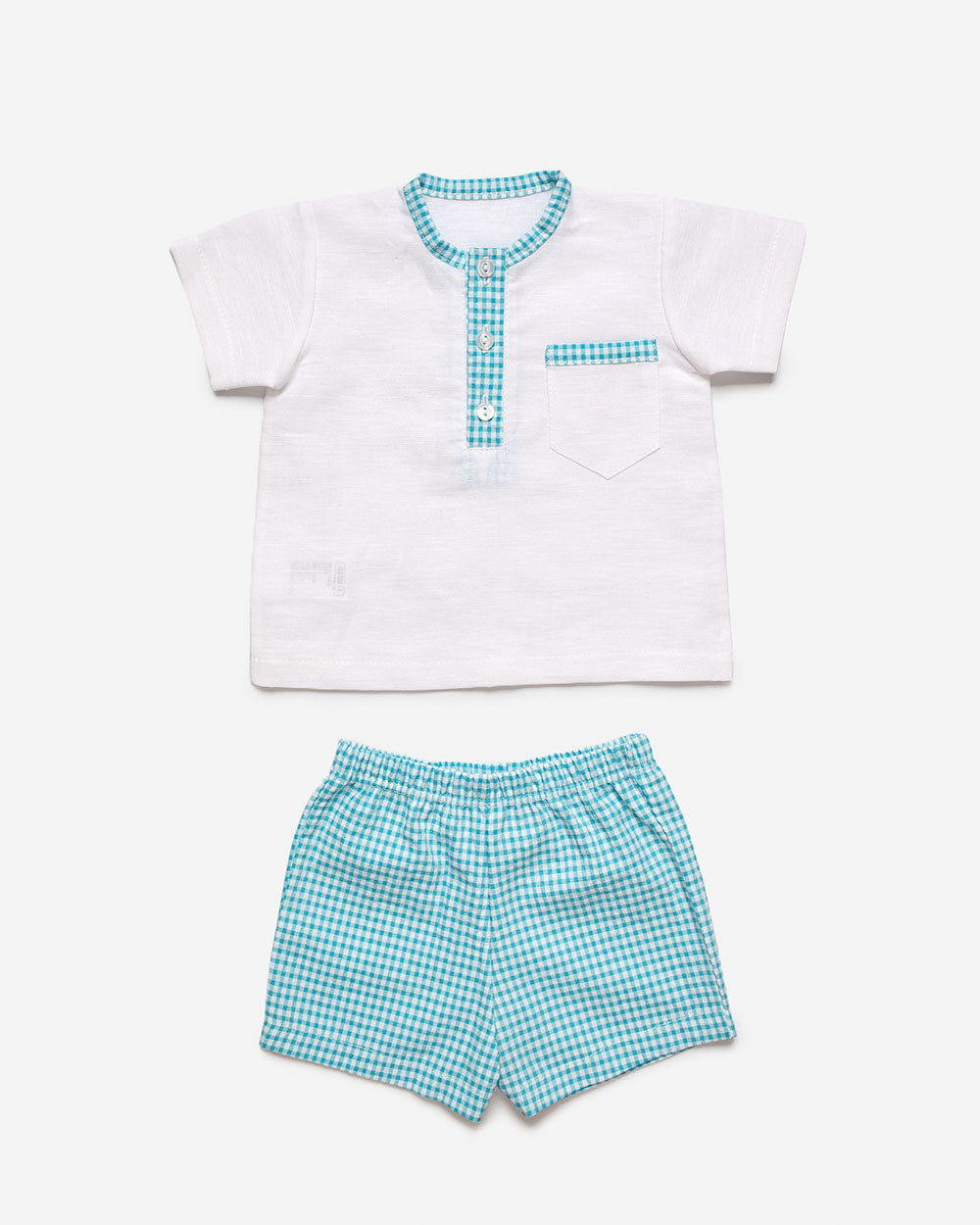 VICHY STYLE SHIRT WITH SHORTS