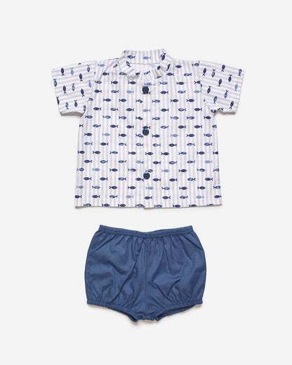 BOY SET WITH SHORTS 