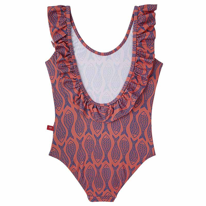 COSTUME DA BAGNO BAMBINA PESCI GRANDI UPF 50+ 